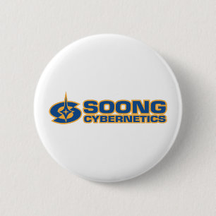 Badge Rond 5 Cm Cybernétique de Soong - Noonien Soong