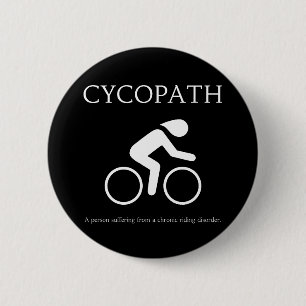 Badge Rond 5 Cm Cycopath, I Lokes Lony Novelty