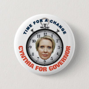 Badge Rond 5 Cm Cynthia Nixon 2018