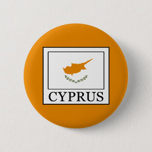 Badge Rond 5 Cm Cyprus