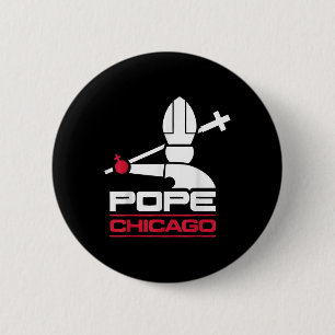 Badge Rond 5 Cm Da Pope Leo Xiv Shirt Chicago Baseball