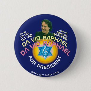 Badge Rond 5 Cm Da Vid Raphael, MD for President 2020
