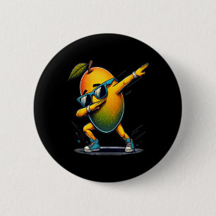 Badge Rond 5 Cm Dab Dance Mango Danser Danser Dabbing Fruit