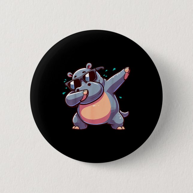 Badge Rond 5 Cm Dabbing Hip  (Devant)