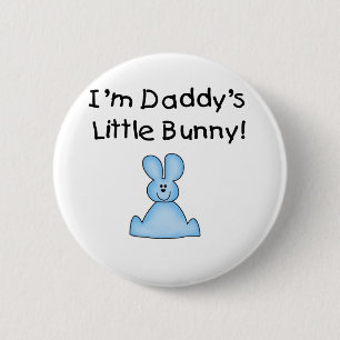 BADGE ROND 5 CM DADDYBUNNYPINK