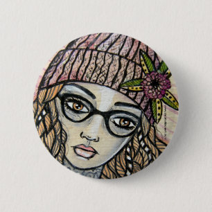 Badge Rond 5 Cm Dahlilah