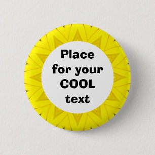 Badge Rond 5 Cm Daisy Mandala Modèle 02