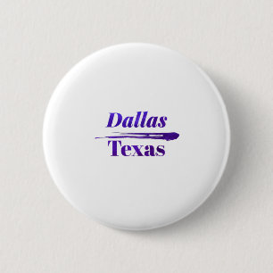 Badge Rond 5 Cm Dallas Texas