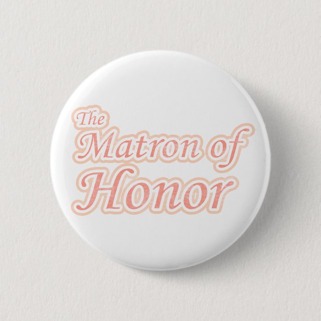 Badge Rond 5 Cm Dame de honneur de fantaisie (Devant)