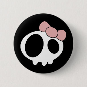 Badge Rond 5 Cm Dame obscure