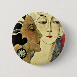 Badge Rond 5 Cm Dames Aer Deco