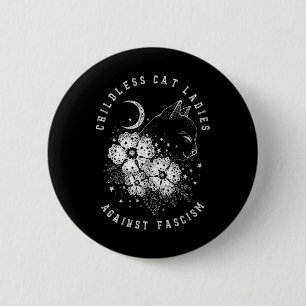 Badge Rond 5 Cm Dames de chat