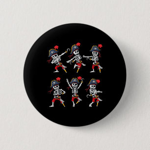 Badge Rond 5 Cm Dancing Pirate Skeletons Dance Challenge Boys