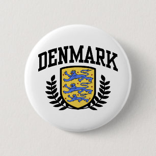 Badge Rond 5 Cm Danemark