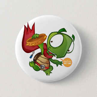 Badge Rond 5 Cm Daniel la tortue
