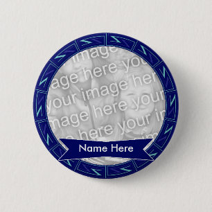 Badge Rond 5 Cm Dans la mémoire du bouton 007