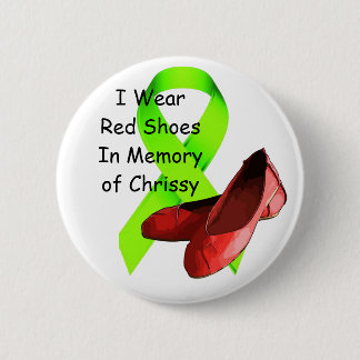 Badge Rond 5 Cm Dans la mémoire du Pin de Chrissy, conscience de