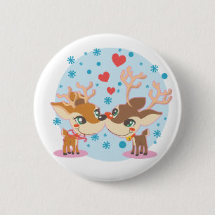 Badge Rond 5 Cm dans l'amour