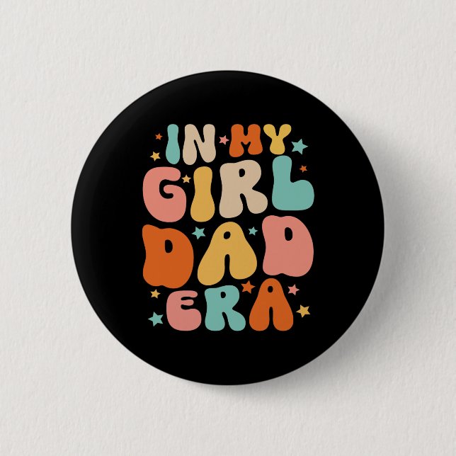 Badge Rond 5 Cm Dans l'ère des adolescents de mon père (Devant)