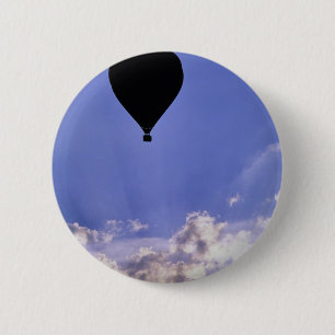 Badge Rond 5 Cm Dans les nuages