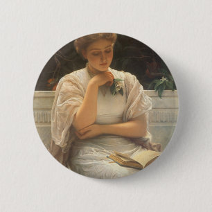 Badge Rond 5 Cm Dans l'orangerie de Charles Edward Perugini