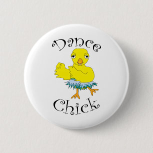 Badge Rond 5 Cm Danse chick