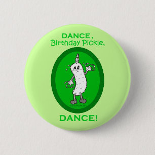 Badge Rond 5 Cm Danse, conserves au vinaigre d'anniversaire, danse