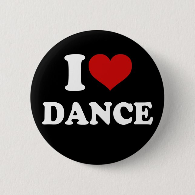 Badge Rond 5 Cm Danse de love (Devant)