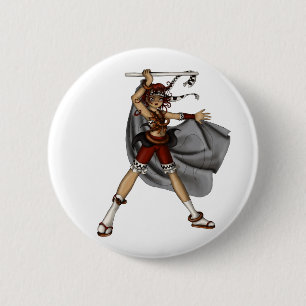 Badge Rond 5 Cm Danse de tambour