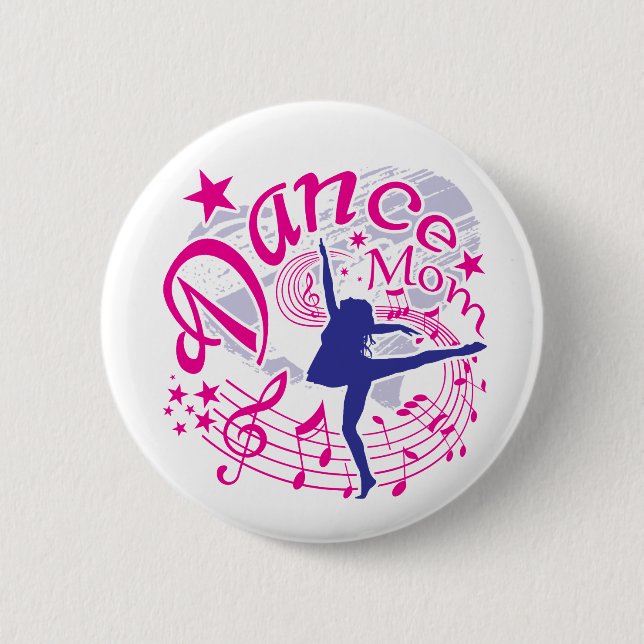 Badge Rond 5 Cm Danse maman (Devant)