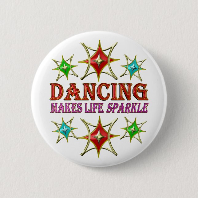 BADGE ROND 5 CM DANSER DES ÉTOILES DE FANCY (Devant)