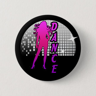Badge Rond 5 Cm Danseur de boule de disco