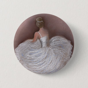 Badge Rond 5 Cm danseuse de ballet