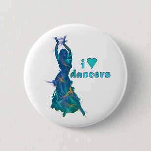 Badge Rond 5 Cm Danseuse *Pheja*