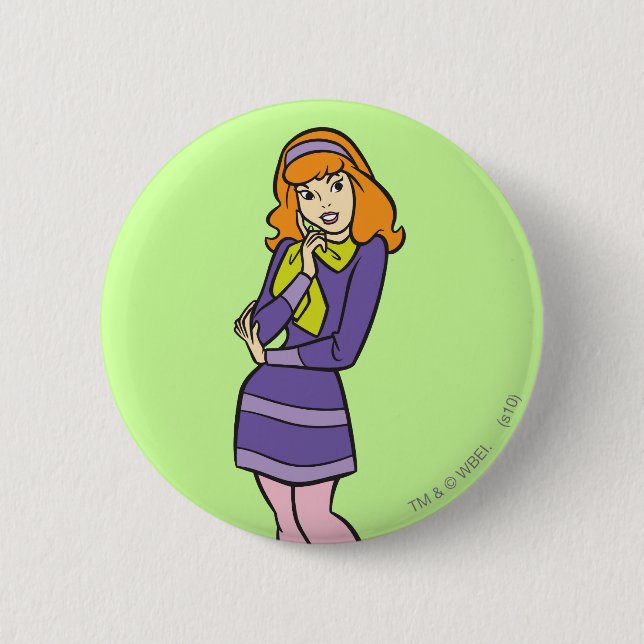 Badge Rond 5 Cm Daphne Wondering (Devant)