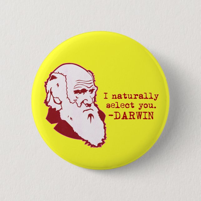 Badge Rond 5 Cm Darwin (Devant)