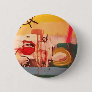 Badge Rond 5 Cm Davy Crockett ! ! !