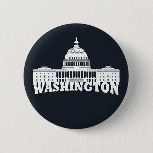 Badge Rond 5 Cm dc washington