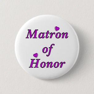 Badge Rond 5 Cm De dame de honneur amour simplement