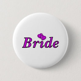 Badge Rond 5 Cm De jeune mariée amour simplement