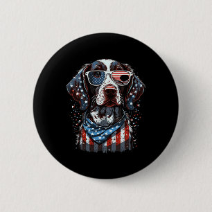 Badge Rond 5 Cm De Juillet Patriotique Allemand Raccourci Pointer