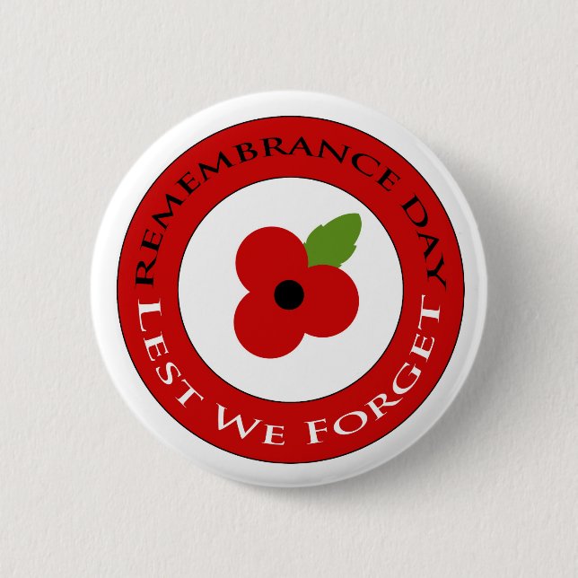Badge Rond 5 Cm De peur que nous oubliions - insigne (Devant)