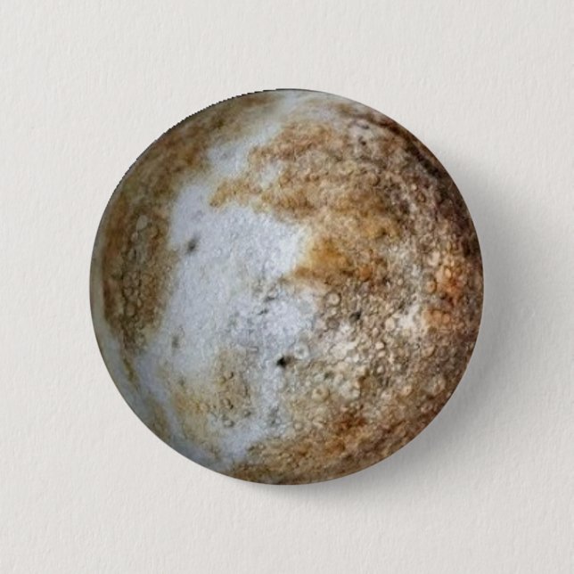 Badge Rond 5 Cm ~ de PLUTON de PLANÈTE (système solaire) (Devant)