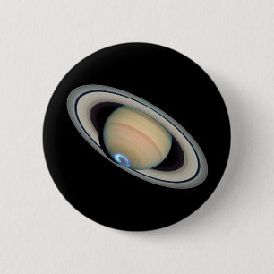 Badge Rond 5 Cm ~ de SATURN de PLANÈTE (système solaire)