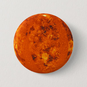Badge Rond 5 Cm ~ de VÉNUS de PLANÈTE (système solaire)