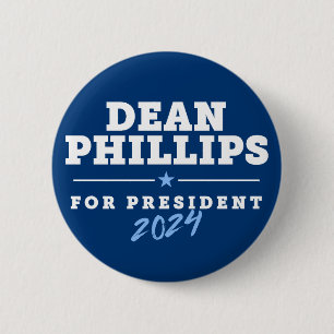 Badge Rond 5 Cm Dean Phillips 2024
