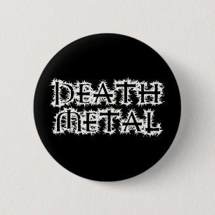 Badge Rond 5 Cm Death Metal