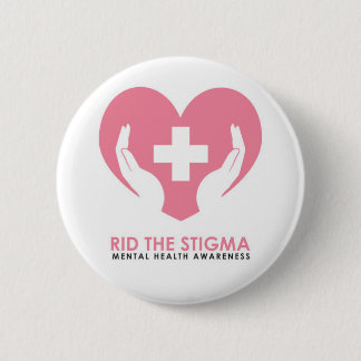 Badge Rond 5 Cm Débarrassez le bouton de stigmate