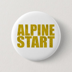 Badge Rond 5 Cm Début alpin (Topo)