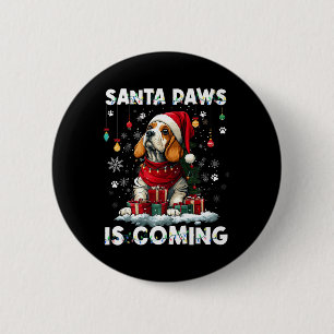 Badge Rond 5 Cm Décorations d'arbre de Noël de chien de bétail aus